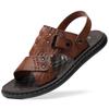Men's Sandals Summer Soft Sole Crocodile Pattern Beach Shoes Youth Foreign Trade New Leisure Trend Outwear Sandals