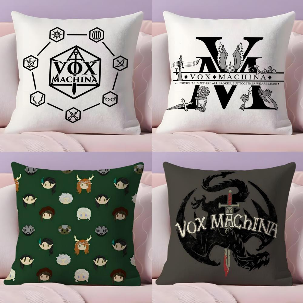 The Legend V-vox Machina Pillow Case Plush Fabric Soft Double-Sided Printed Sofa Warm Winter Home Gift Cushion Cover