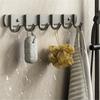Gray Towel Hanger Clothes Hat Hook Row Vintage Robe Hook Bathroom Robe Hook Bath Hardware Set Kitchen Hanger