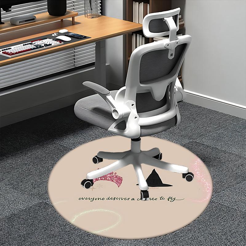 

Princess Tiara,Witch Hat Chair mat Round Rug Office carpet, Non slip, Suitable for Living Rooms, Bedrooms,Decor1205932a 80cm by 80cm