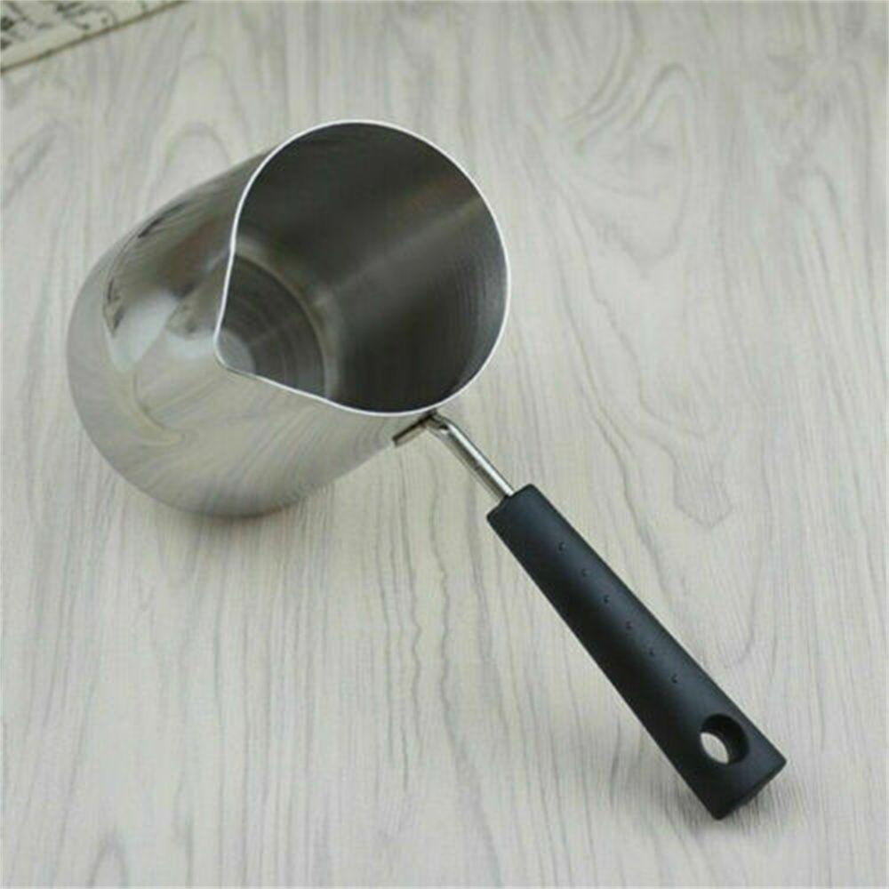 Home Long Handle Pouring Steel Making Jug Tool Coffee Cup Wax Melting Pot Candle Pitcher