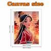 Disney Pearl Painting Pearl Aesthetic Mulan for Beginners and Adults, DIY Pearl Diamond Art Painting Kit for Home Wall Decor Gifts