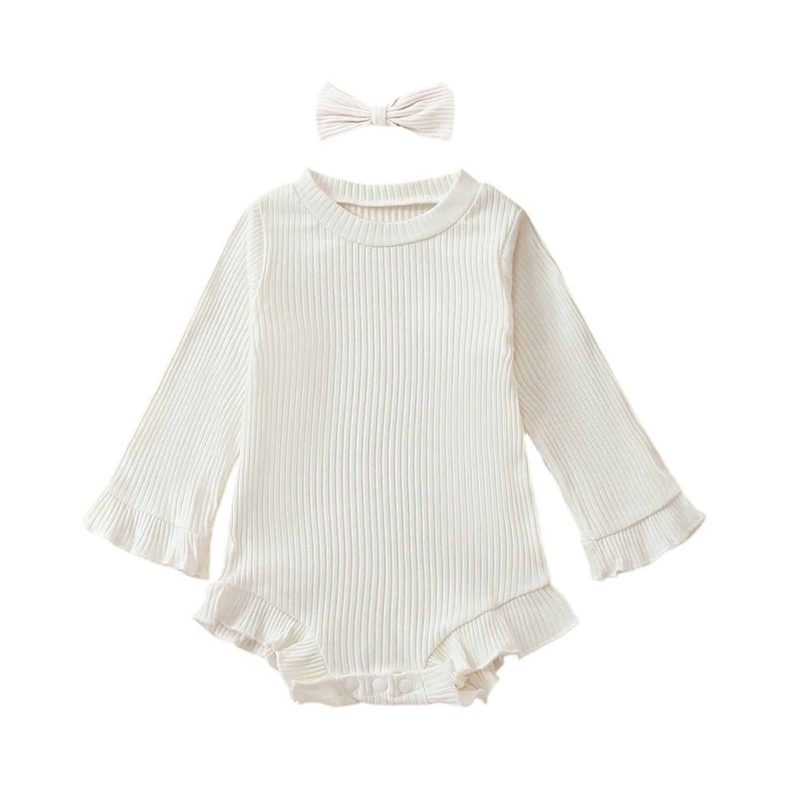 

Унисекс Детский Модный Ромпер с Воротником для Повседневной Носки 100 белый