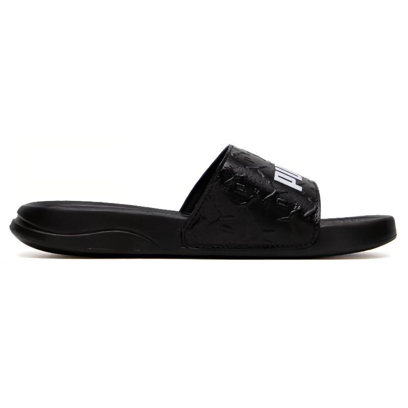 PUMA Popcat 20 Unisex Outdoor Wear-resistant Comfort Breathable Anti-friction Casual Slides Black 395420-01