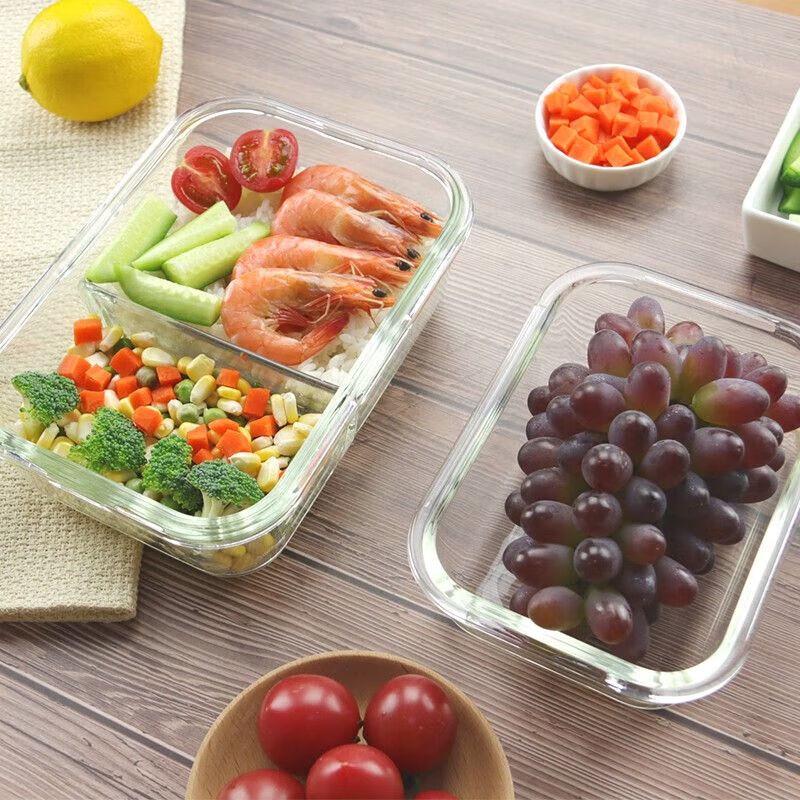 Yileya High Borosilicate Glass Food Storage Bowls