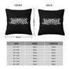 Lorna Shore Logo In White Square Pillowcase Cushion Cover Pillow Case Throw Pillow Cover for Home Bedroom Car