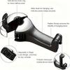 1pc Adjustable Car Seat Phone Holder with Headrest Mount - Durable ABS Material, Waterproof, Auto Vehicle Compatible, Secure Grip for Road Trips