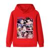 B1224 Kids Boys Girls Sajaboys Kpop Rumi Zoey Mira Print Long Sleeves Hoodie