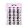 Large Capacity Autumn Maple Leaf Double Eyelid False Eyelashes with 10 Rows and 12 Clusters - Natural, Lightweight, 3D, Self-Adhesive