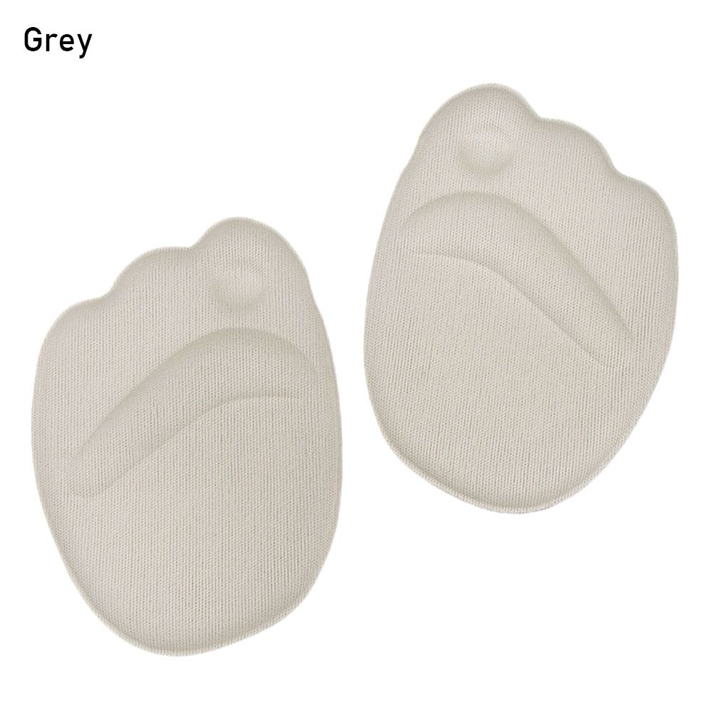 

1 Pair Women Anti-Slip Foot Protection Forefoot Insoles Sponge High Heel Shoes Pads Grey