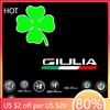 Hub Caps Hub Caps 2X For Alfa Romeo Giulia Accessories 2023 2022 2017 2019 2018 2020 2021 LED Car Door Logo Projector Shadow Gho zl8