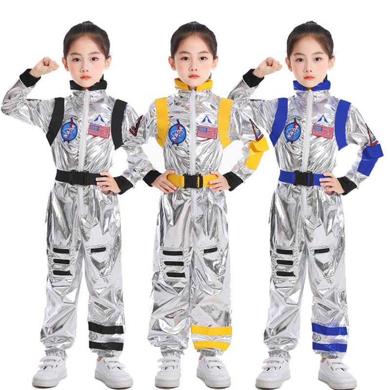 Halloween Children Adult Astronaut Spacesuit Show Suit Wandering Earth Holiday Party Show