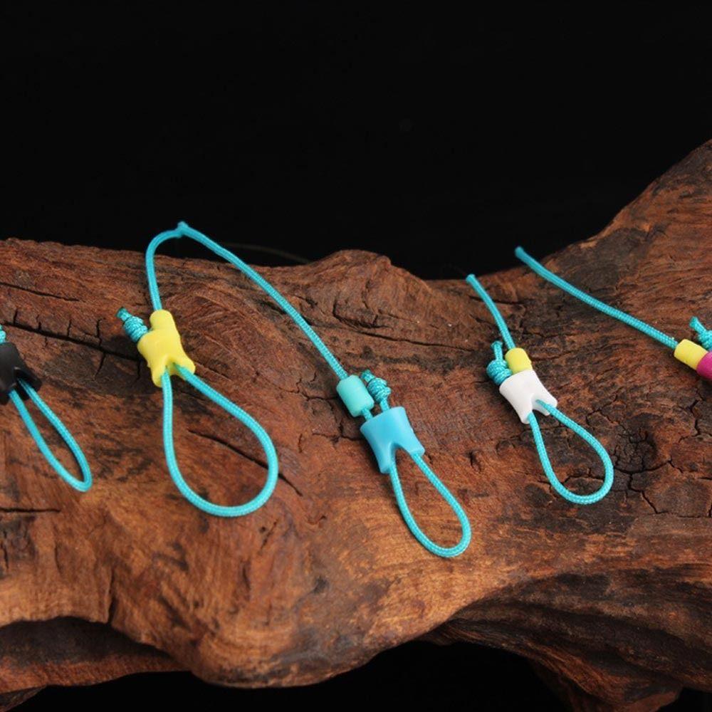 40/100pcs Fishing Rod Quick Rod Tie Straps Button Main Line Without Knot Button  Tool Accessories