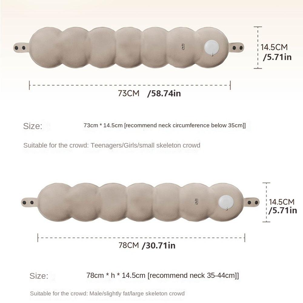 Comfort Inflatable  Travel  Pillow Pressed Inflation Neck Support Cushion  Women Men