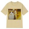 Summer Shortsleeved Meowl Cat Funny Cat Meme Graphic Tshirt Unisex Fashion Tshirt Casual Loose Vintage Tshirts