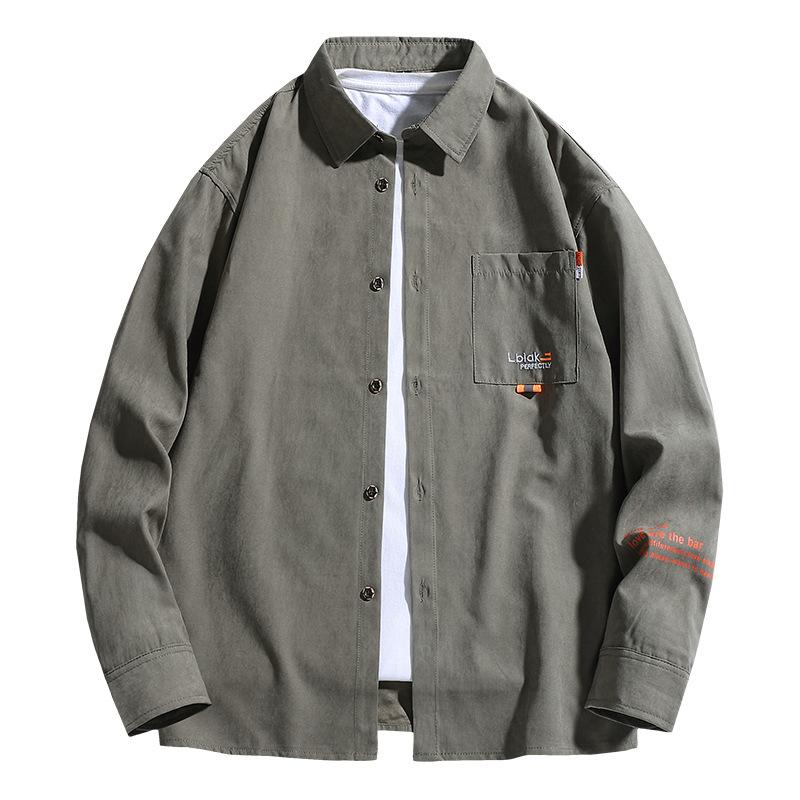 New Trendy Long-sleeved Shirt for Men, Casual Thin Shirt for Men, Work Jacket for Men