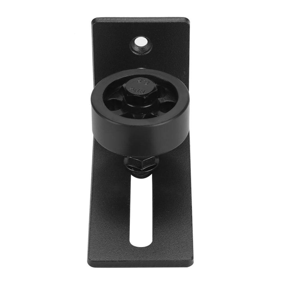 Carbon Steel Guide Rail Black Sliding Door Guide Durable Barn Door Guide Rail Bedroom