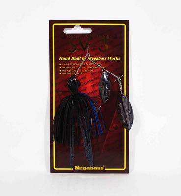Megabass Spinner Bait SV 3 5/8 oz DW Negro Azul (3837)
