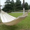 Garden Hammock Double 260 X 155 With Strong Crossbar - Natural Color