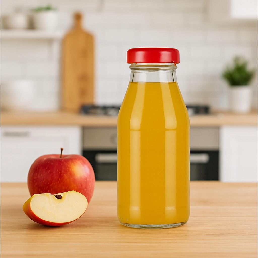 50x Glass Bottles for Juice JUICE 125ml Bottle for Juice Juice Syrup