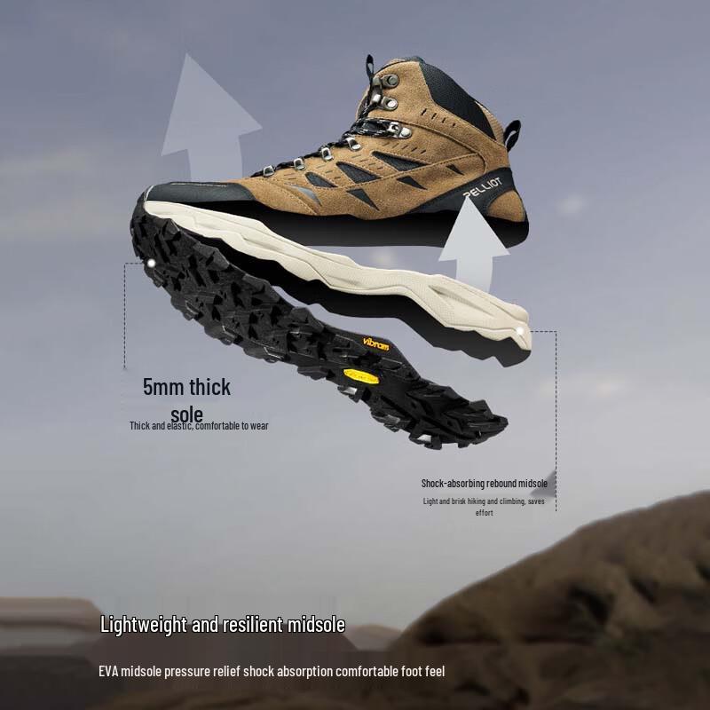 Pelliot Men's Anti-Slip Outdoor Hiking Boots