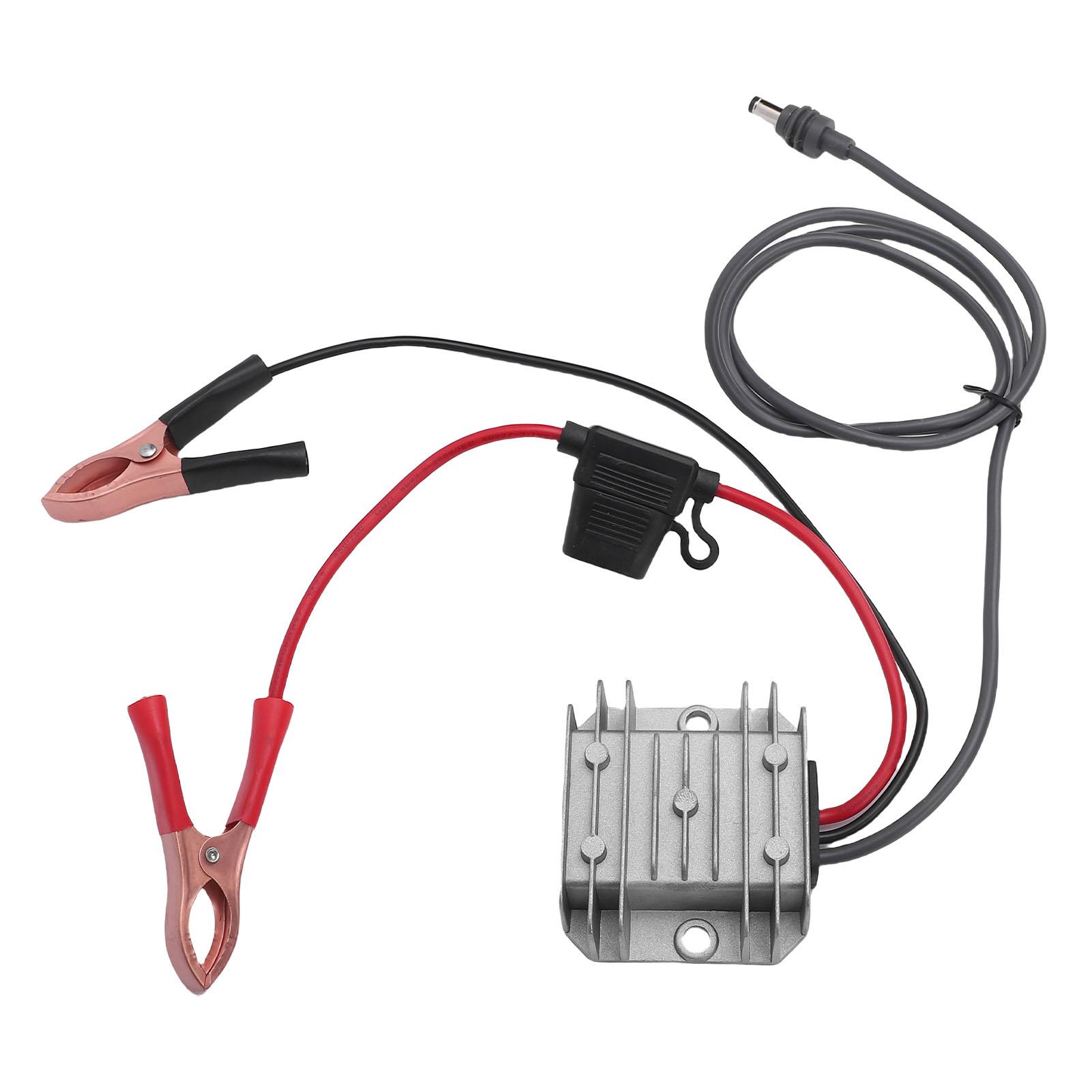 

Підвищувальний кабель живлення 12В 24В до 30В 3,5А Конвертер із затискачем Комплект для перетворення постійного струму для Міні