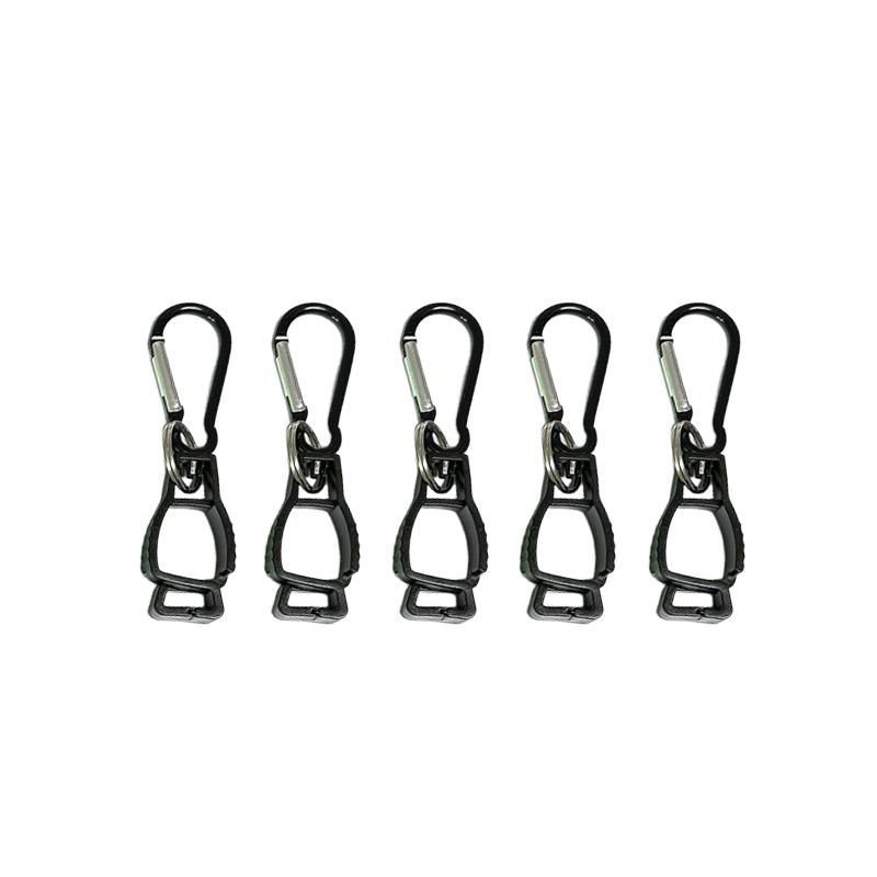 5Pcs Glove Clip Hanger Safety Glove Holder Aluminum Alloy Working Gloves Clip Keys Safety Clamp Gloves Guard Accessories