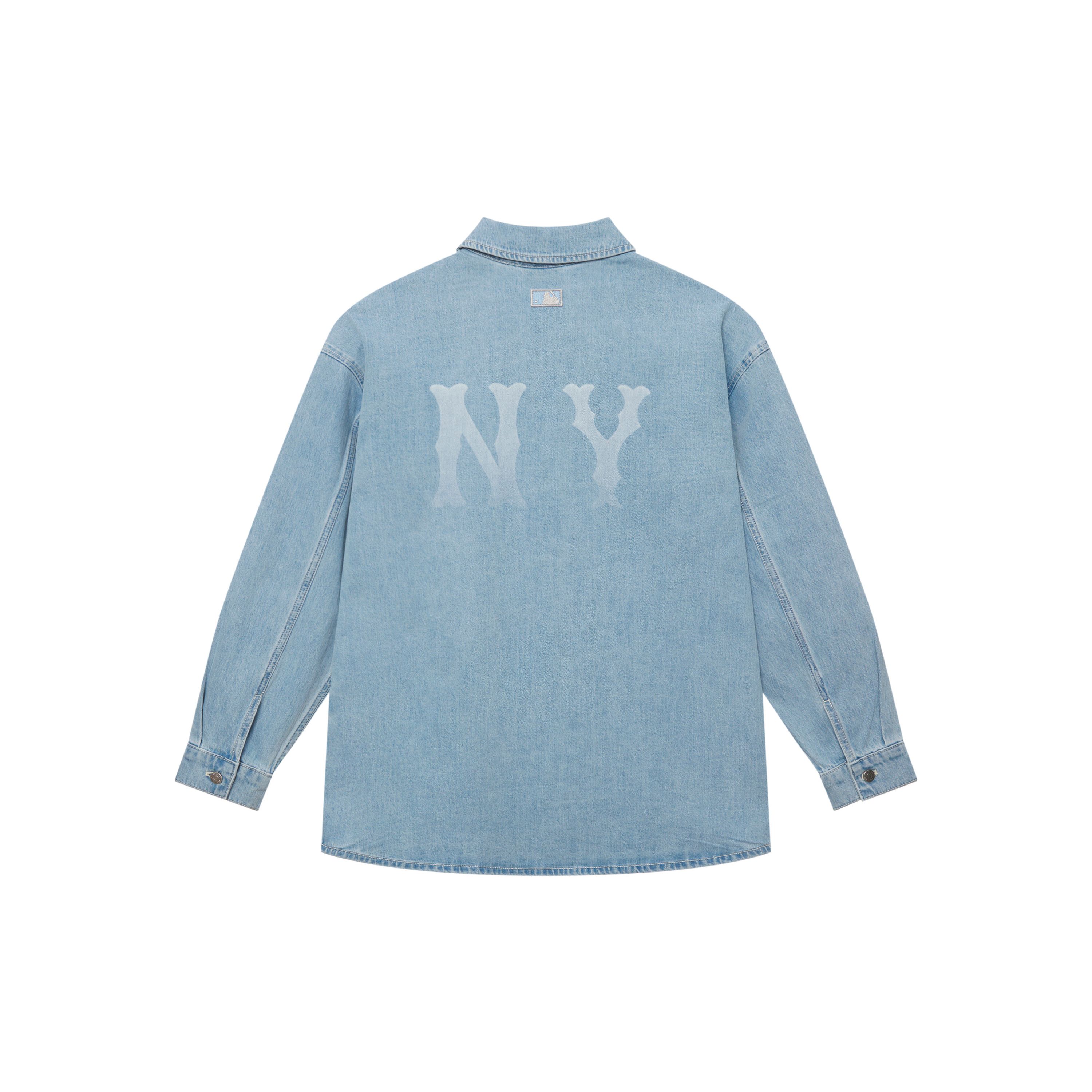MLB New York Yankees Basic Series SS25 Einfarbig Vielseitig Bequem Lässig Mode Langarmshirt Unisex-Shirts 3ADRB0151-50BLL XXL gray