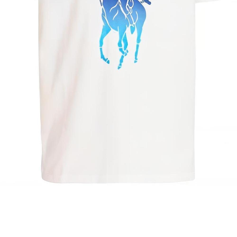 Polo Ralph Lauren SS23 Logo Print Casual Crew Neck Short Sleeve T-Shirt Men Tops White 710890946-002