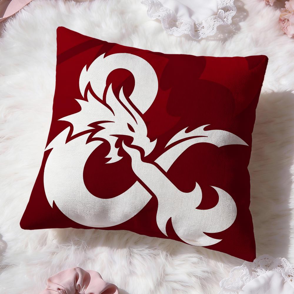 Game D-Dungeons & DragonsS Cushion Cover Premium Comfort Reversible Pillow Cove -Two in One Design for Any Room & Car Interior