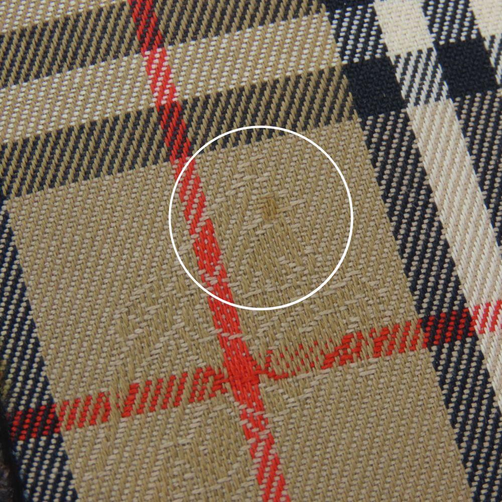 Pouzdro Burberrys z plátna/kůže Nova Check béžové Tmavě hnědé pouzdro na příslušenství