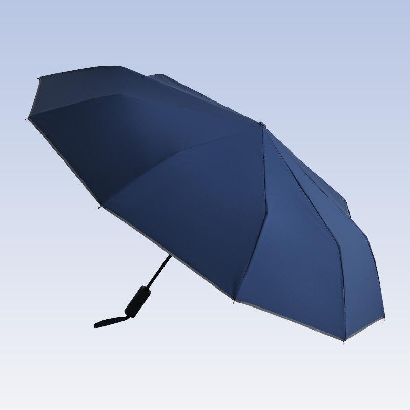 

Усовершенствованный ветрозащитный и водонепроницаемый зонт-автомат с усиленным светоотражающим куполом для бизнеса