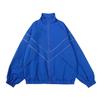 Unisex Reflective Solid Color Trendy Windbreaker Jacket