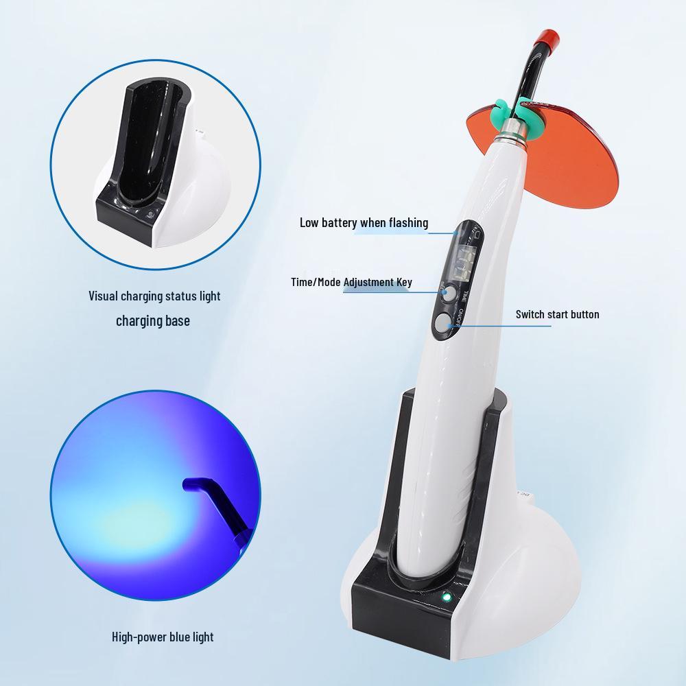 New LED Type B Dental Blue Light Curing Lamp - European/American Standard, Woodpecker Compatible