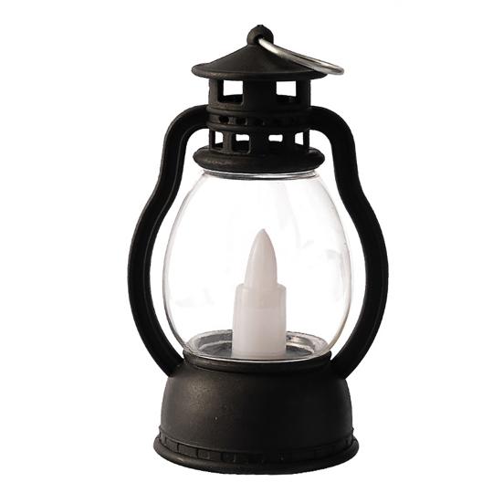 LED Candle Retro Style Hanging Hook Design Glare Free Energy-saving Wide Application Decorative Plastic Romantic Mini Desktop LED Lantern Party