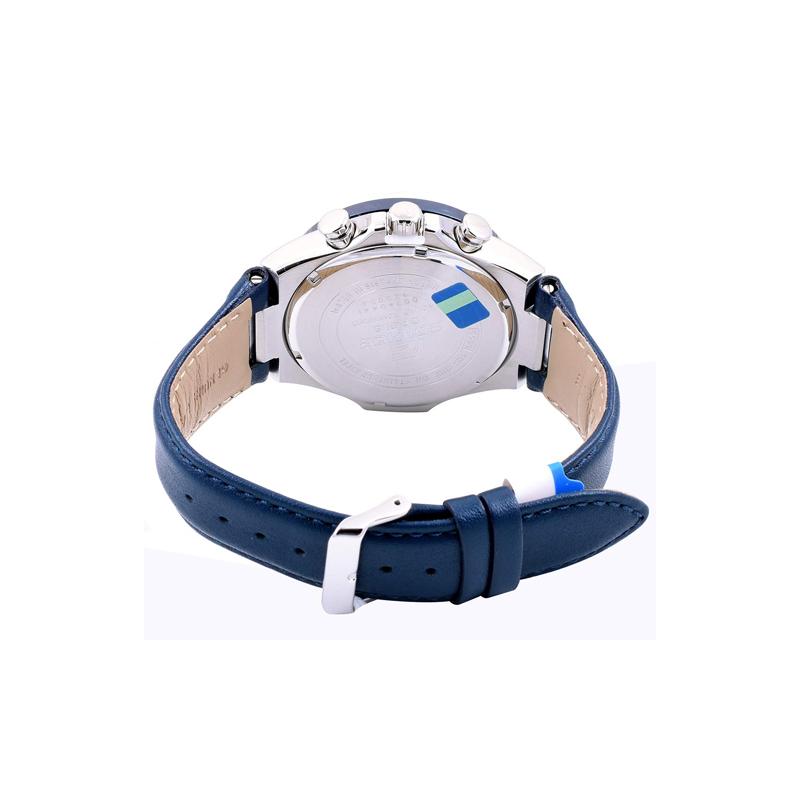 Casio EDIFICE series pointer adjustable alarm clock multi-function watch solar movement leather strap Japanese and Korean watch men's EQS-920BL-2A