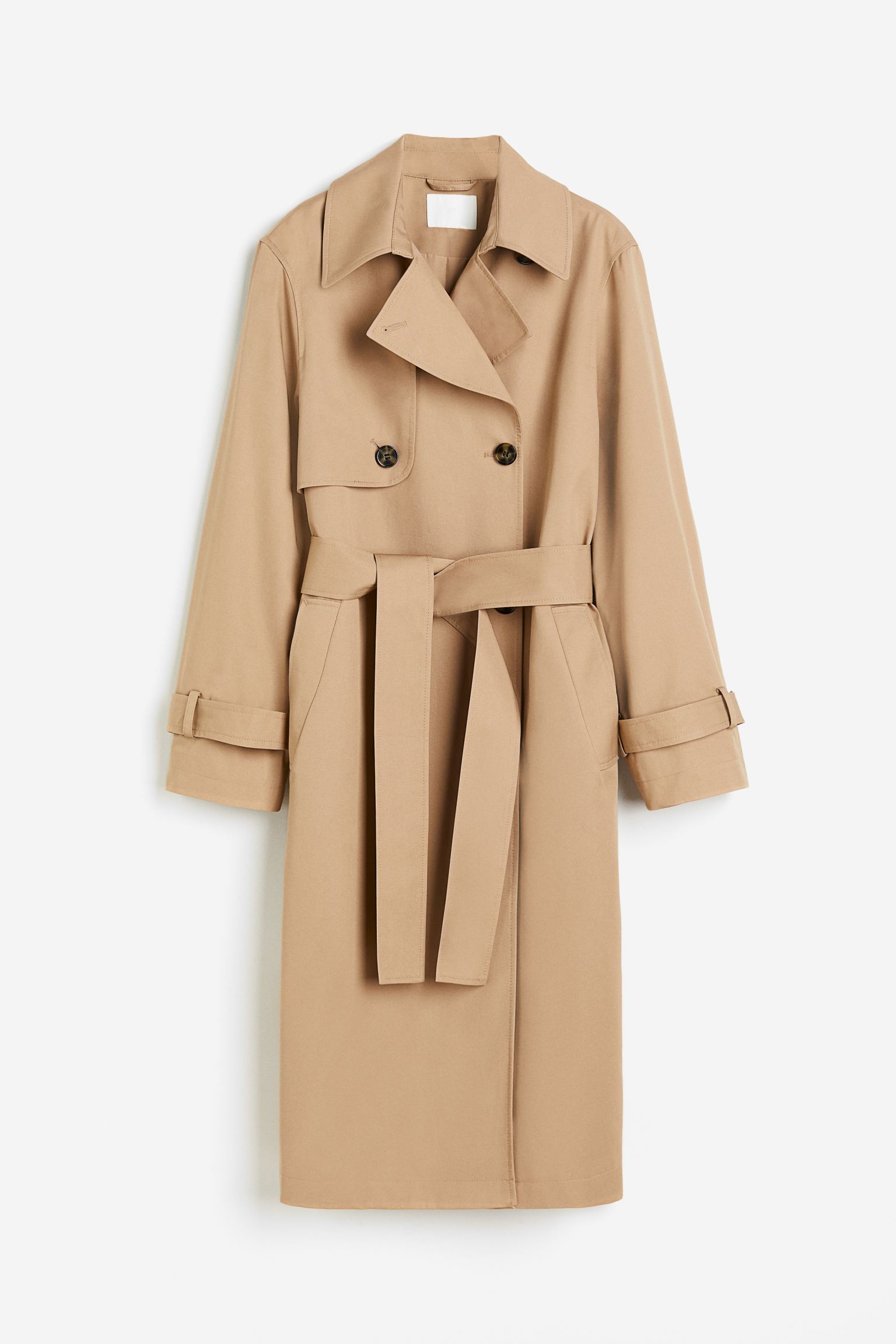 

Cotton twill trenchcoat