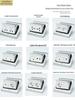Type 45 Multi-functional Recessed Pop-up Floor Socket with RJ45 and USB, UK and EU Compatible