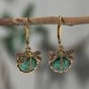 Vintage Bohemia Turquoise Cowboy Hat Boots Horse Earrings for Women Trendy Exaggerate Earring Party Wedding Jewelry Gift