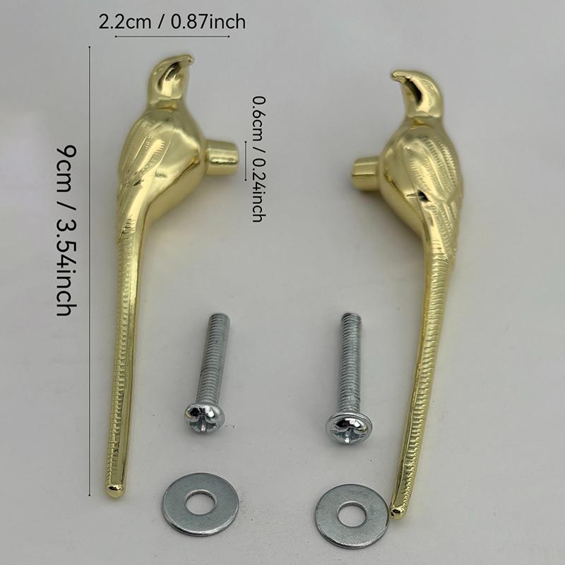 New Creative Golden Magpie Retro Metallic Cabinet Door Handle Luxury Drawer Knob for Wine Cabinet Wardrobe