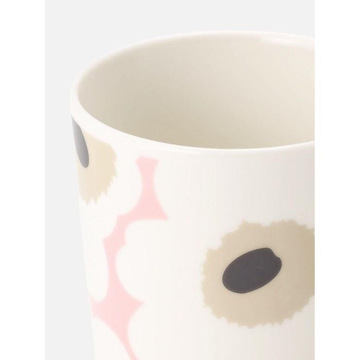 Marimekko Unikko Mug 250ml Women's 52_1_52263475266 Off-White/Pink/Sand