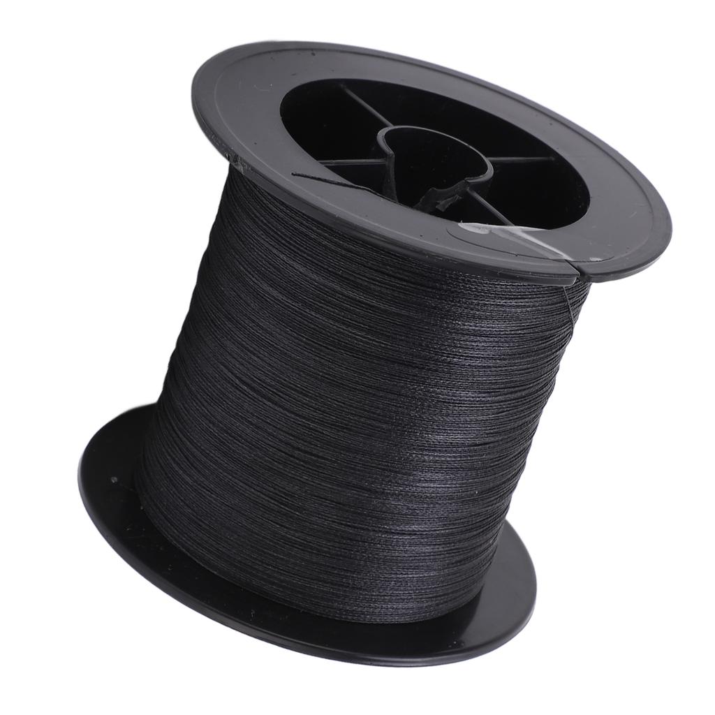 Filo da Pesca Intrecciato 328 Iarde 4 Fili Linea PE Resistente all'Abrasione Filo da Pesca Intrecciato Nero 1.2