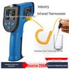 Infrared Dual Laser Thermometer & Hygrometer with K-type Probe