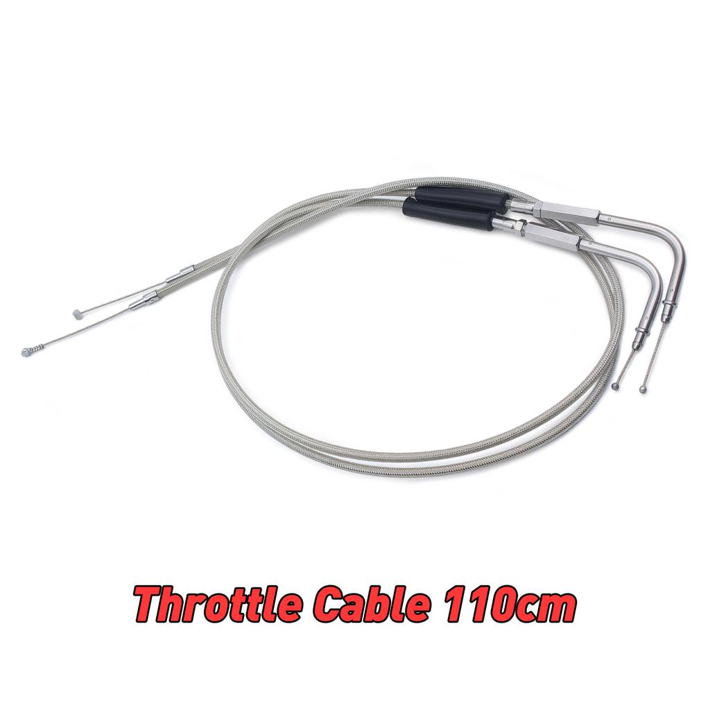 Motorcycle Parts Throttle Cable 90cm 110cm 130cm 150cm For Harley Sportster 1200 Custom Anniversary XLH1200C Police XL1200CP
