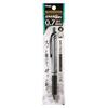 Pentel Ballpoint Pen Gel Ink EnerGel Knock Type 0.7mm Silver Barrel XBL77-A Black