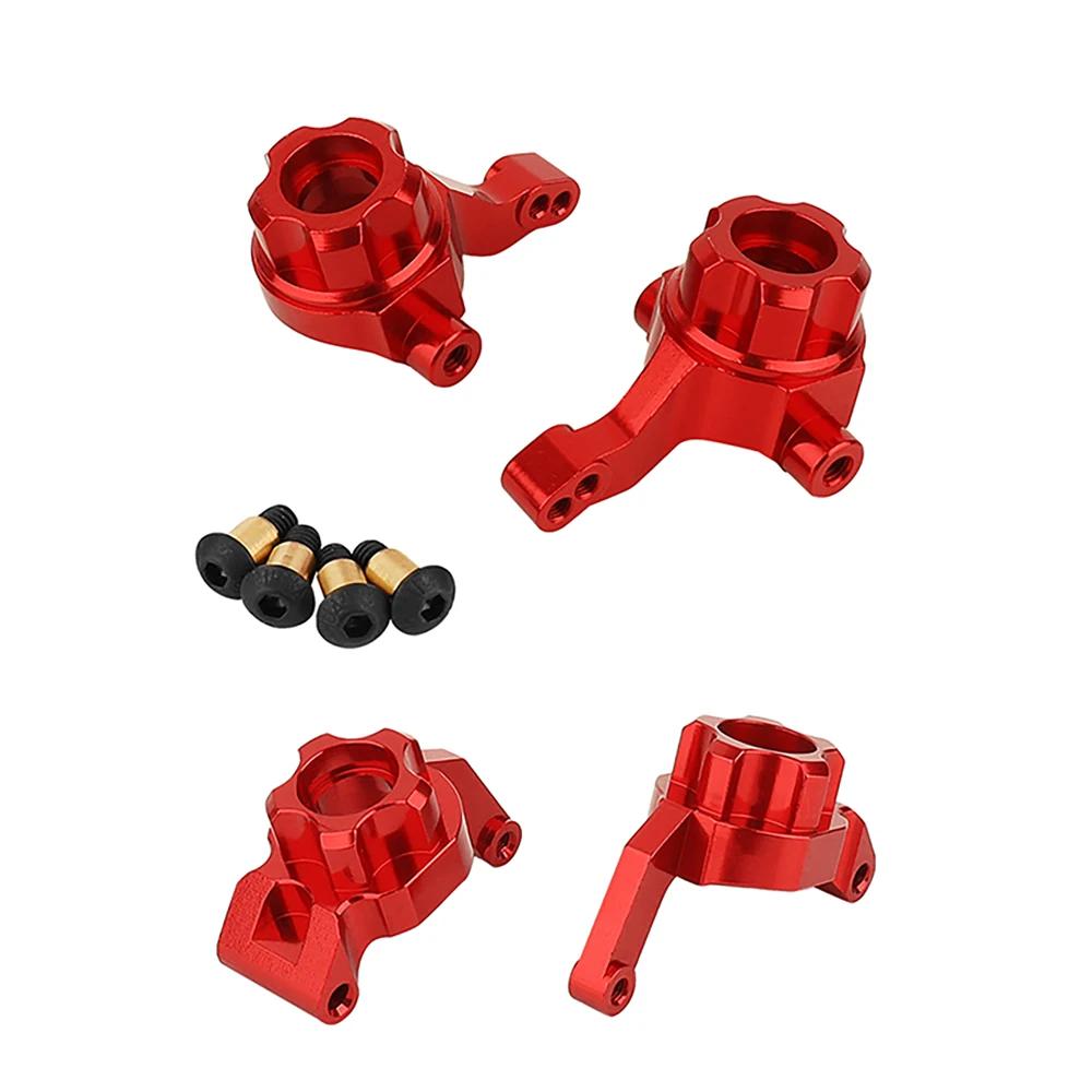 Metal Front & Rear Steering Knuckles Carrier Steering Hub Carriers Upgrade Parts for Tamiya TT-02B TT02B 1/10 RC Drift Car