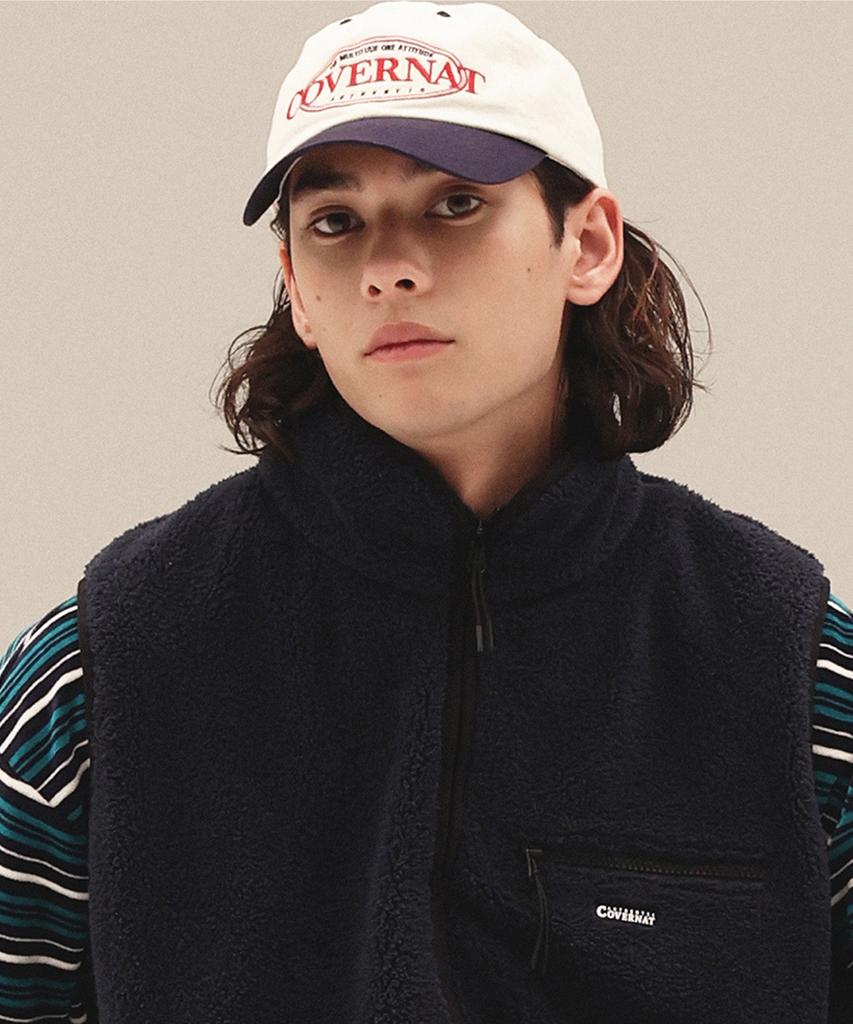COVERNAT [Cozy Fit] Vintage Ball Cap Ivory