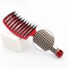 Bristle Nylon Massage Brush Wet Curly Straight Comb Professional Straight Curly Hair Styling Brush for Salon Home Use