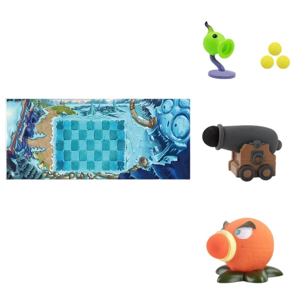 Plant Vs. Zombie Toy Olive Machine Gun With Pea Clip And Corn Shooter Accessories