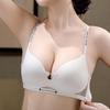 Minimalist Gathering Bra Women's Adjustable Bra Women's Seamless Bra Push Up Bra